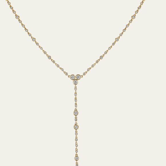 Authentic SHAY infinity lariat Y-drop necklace as seen on Hailey Bieber - Picture 5 of 10